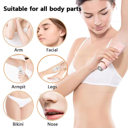 2-in-1 Women's Electric Shaver & Epilator