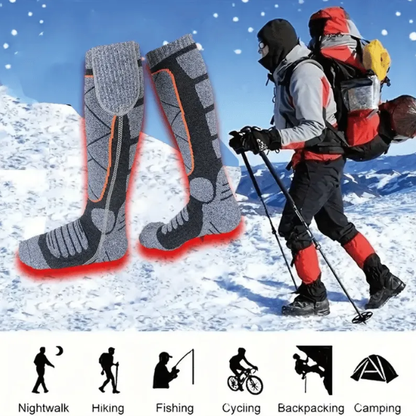 🔥 Rechargeable Heated Socks – Keep Your Feet Warm All Winter
