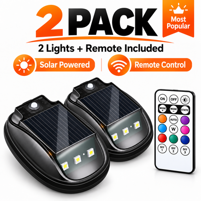 ⚡⚡ UPGRADE YOUR RIDE🔥🔥Dual-Charging RGB Car Roof Lights – USB + Solar, Detachable & Easy Install