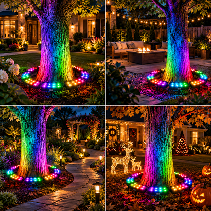 50% OFF✨ One Tree. Endless Colors. – Solar RGB Landscape Ring Light