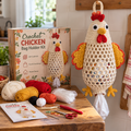 🧶Crochet Animal Bag Holder DIY Kit – 🐻 Cute & Functional Hanging Storage Craft Kit