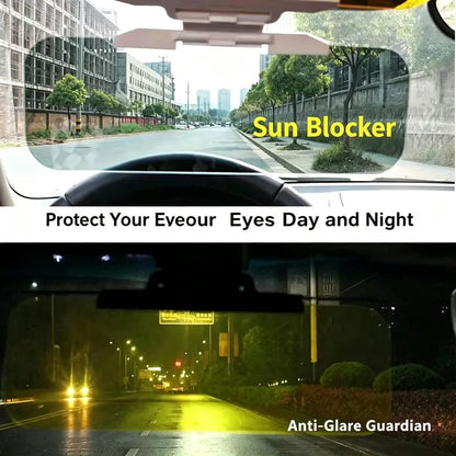 🚗 Adjustable Car Sun Visor Extender – Day & Night Anti-Glare Windshield Shield