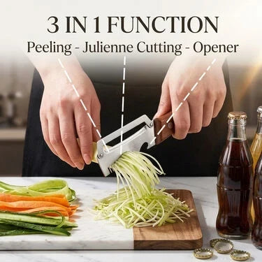 3-in-1 vegetable slicer and peeler – a kitchen essential!🔪
