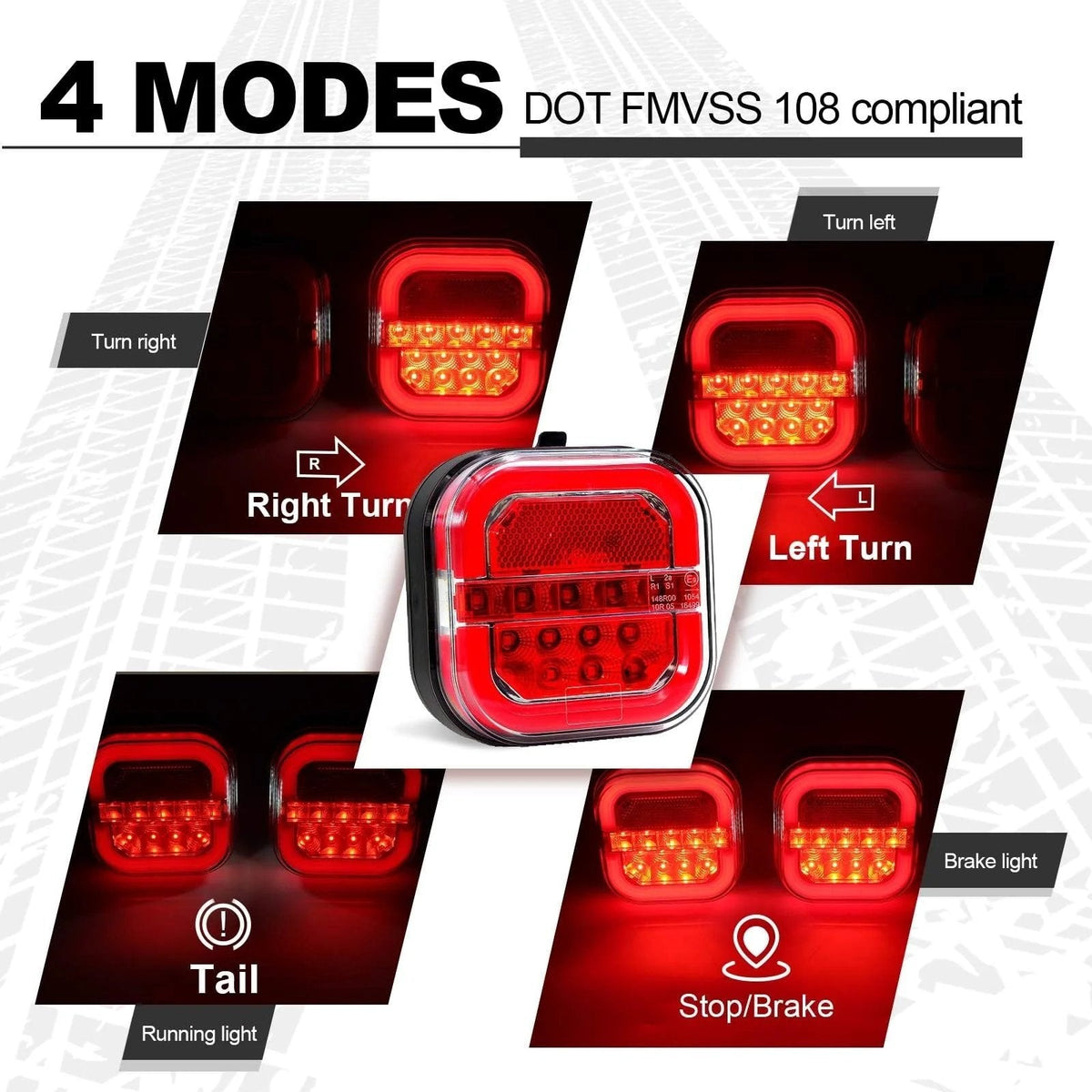HOT SALE 50% OFF 🚚2-Light LED Trailer Light Kit