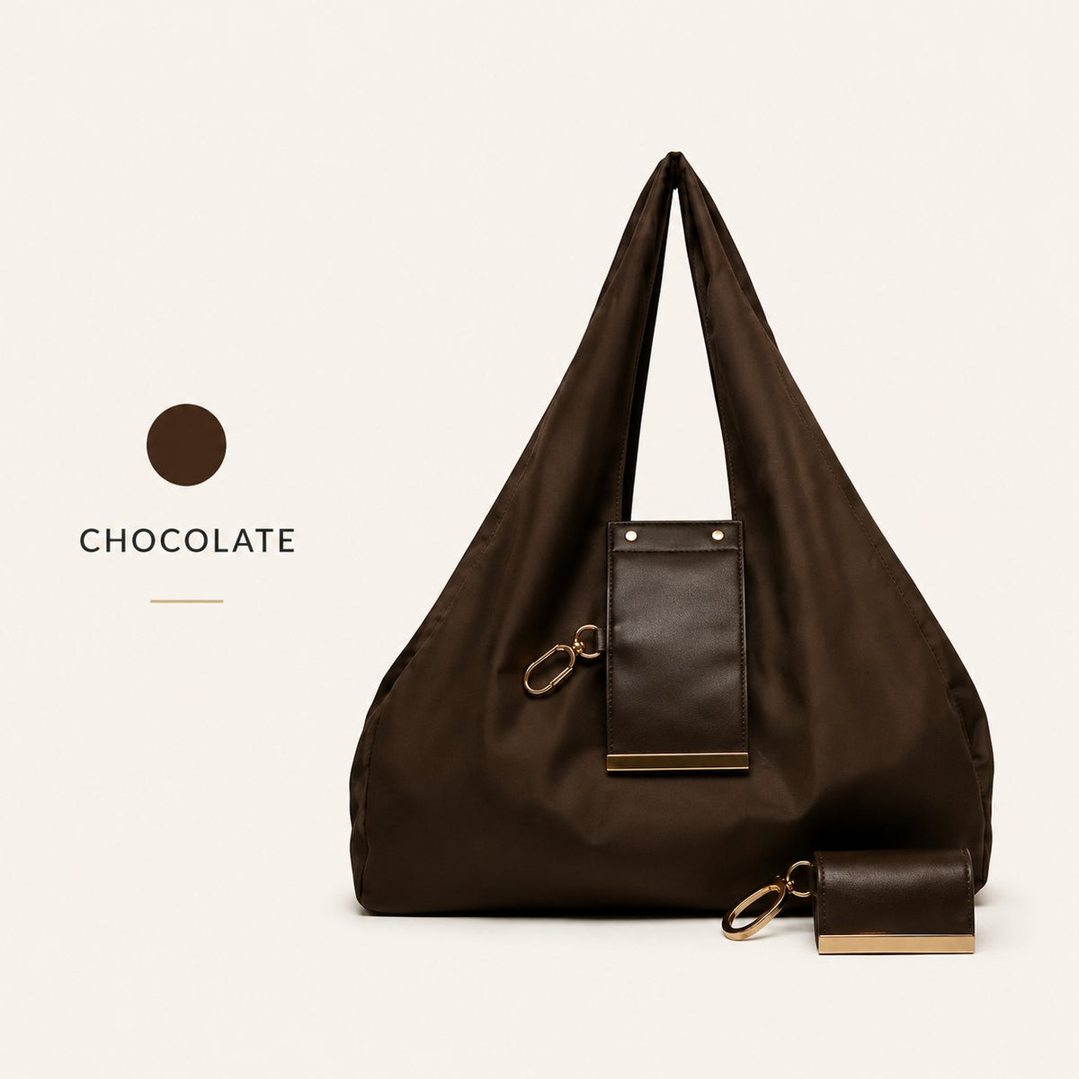 Transformable Keychain Tote – From Charm to Full-Size Bag in Seconds
