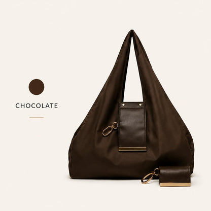 Transformable Keychain Tote – From Charm to Full-Size Bag in Seconds