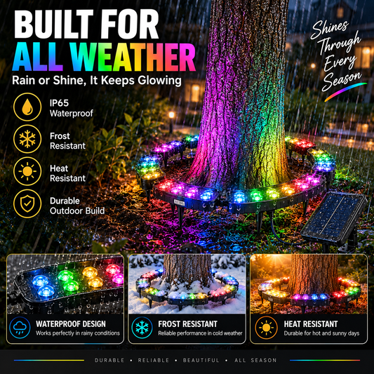 50% OFF✨ One Tree. Endless Colors. – Solar RGB Landscape Ring Light