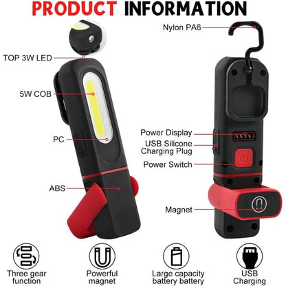 Portable Magnetic LED Work Light