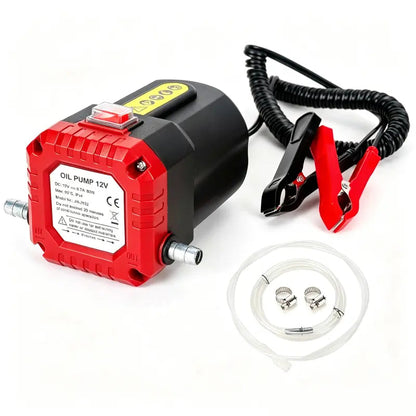 12V 80W Electric Oil Extractor Pump – Engine Oil & Gear Oil Transfer Kit with Hoses🔥