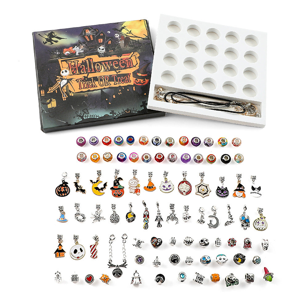 Halloween Calendar | DIY Charm Bracelet & Necklace Kit for Kids