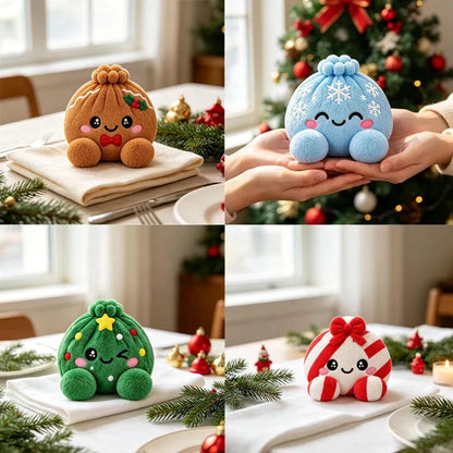 🏆Limited Time Sale 49% OFF🎄🌈Christmas Dumpling Plush Blind Box Collection🥟