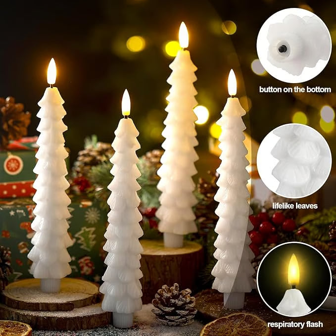 Grunsify Flameless Taper Candles 🕯