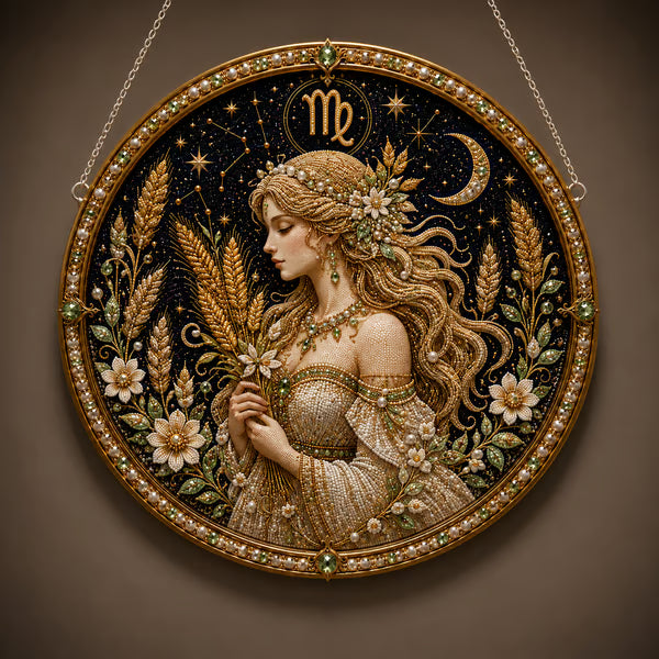 🔥Last Day 49% OFF - 12 Zodiac Signs Pearl Art Kit ♈🌙