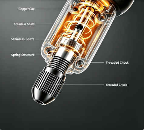 🛠️Mini Cordless Rotary Tool – Brushless Motor Engraving Pen , Rechargeable Lithium Battery for Jewelry Making and DIY Crafts