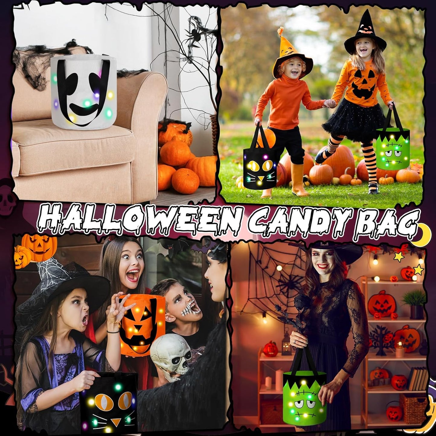 🔥LAST DAY 49% OFF - 🎃 Halloween Candy Bucket Set