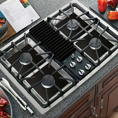 🍳 Reusable Gas Stove Burner Liners – Less Scrubbing, Easier Cleanup 🍴
