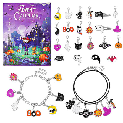 Halloween Calendar | DIY Charm Bracelet & Necklace Kit for Kids