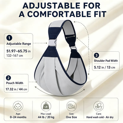 👶Everyday Baby Sling – Adjustable, Soft & Lightweight