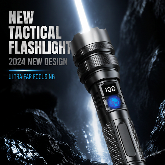 📣 50% OFF Rechargeable High-Power Flashlight 🔦 Long-Range USB-C Light