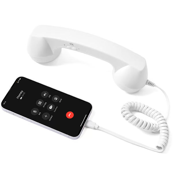 ☎️ Retro USB-C Phone Handset – Wired Vintage Receiver for Smartphones