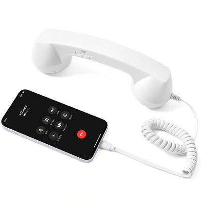 ☎️ Retro USB-C Phone Handset – Wired Vintage Receiver for Smartphones