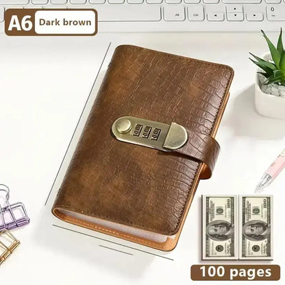 🔥 A6 Lockable Savings Binder – Cash & Document Organizer
