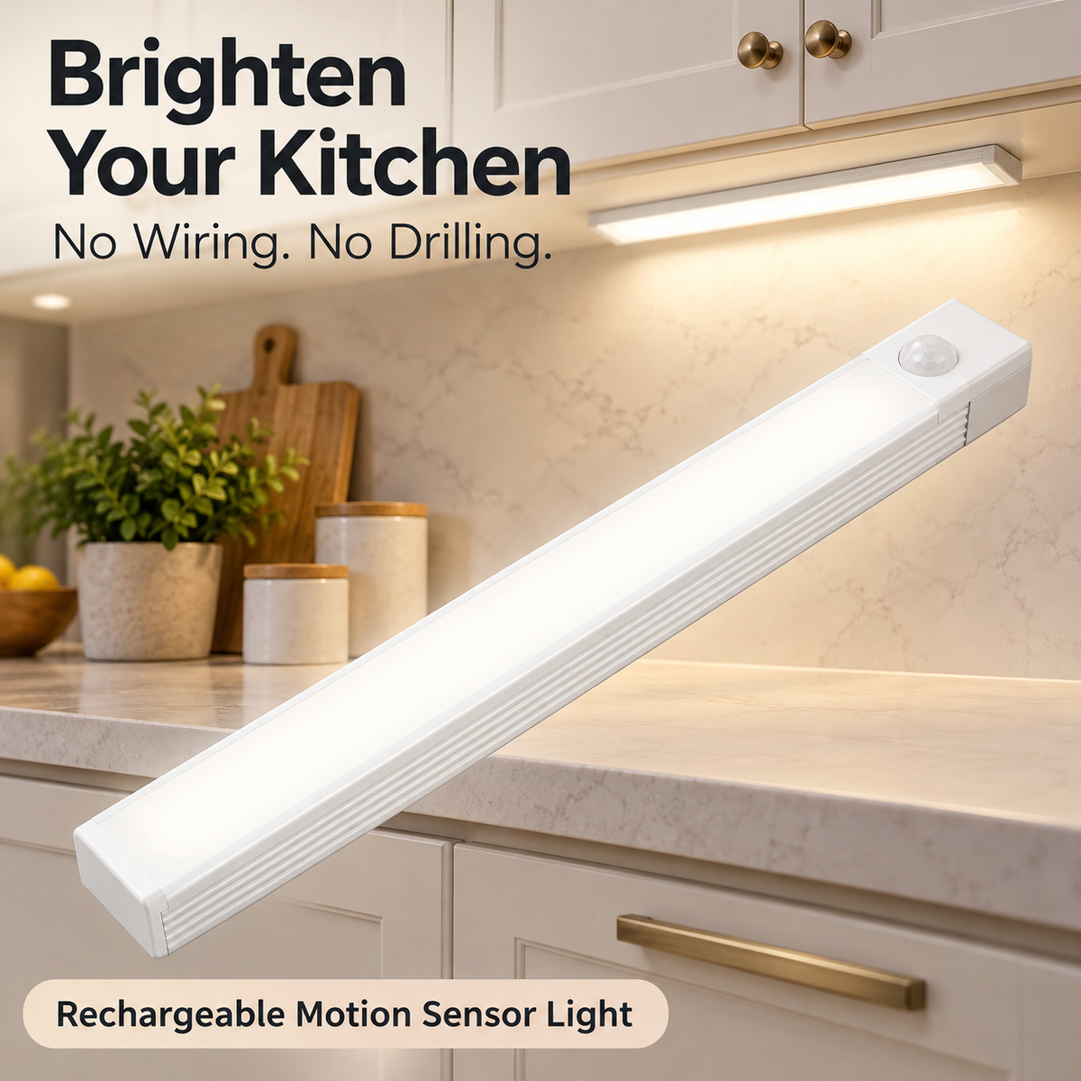 🔥💡 Punch-free Smart Sensor Magnetic Rechargeable LED Lights