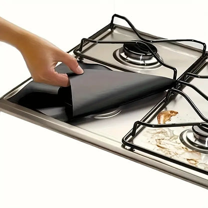 🍳 Reusable Gas Stove Burner Liners – Less Scrubbing, Easier Cleanup 🍴