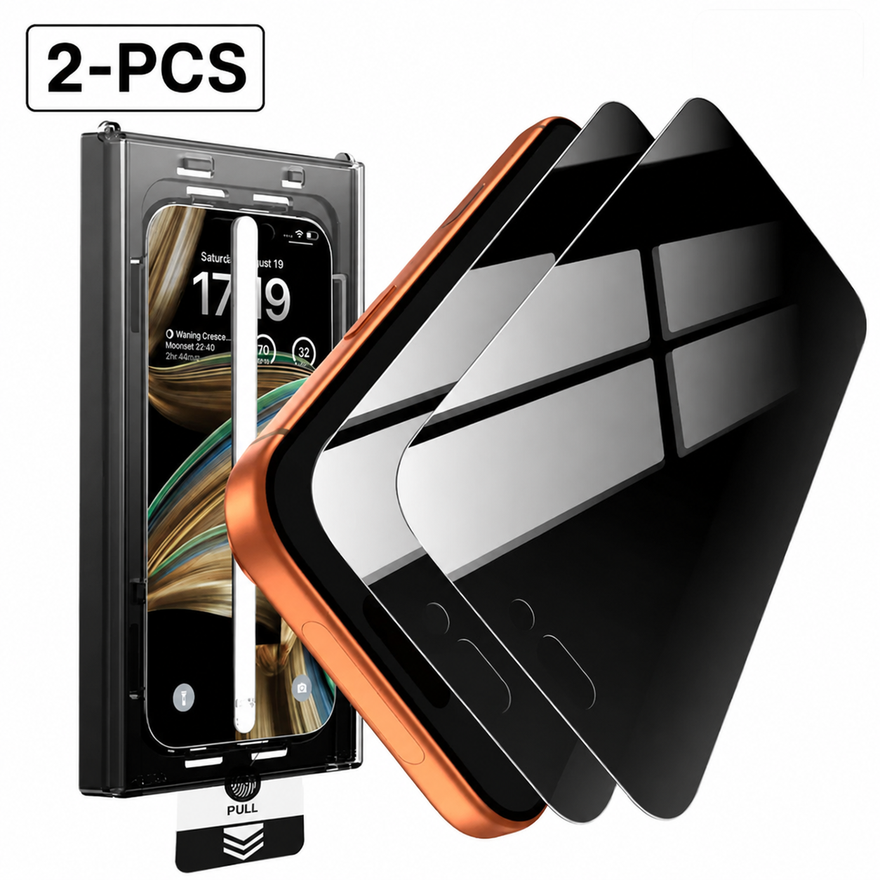 ⏰HD/Anti-Peeping Tempered Glass Screen Protector