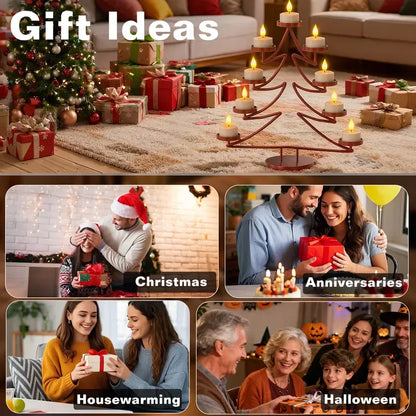 🔥6-Pack Rechargeable Tea Lights – Realistic Flicker & Remote Control
