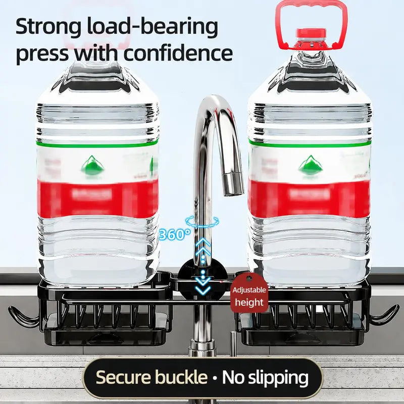 🧽 Faucet-Mounted Sink Caddy – Keep Your Counter Clutter-Free ✨