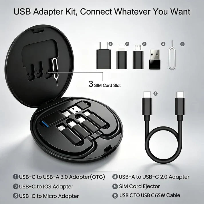 🔥5 IN 1 Mini Digital Gadgets Storage Box