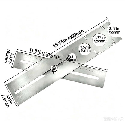 📏Stainless Steel Adjustable Tile Hole Locator