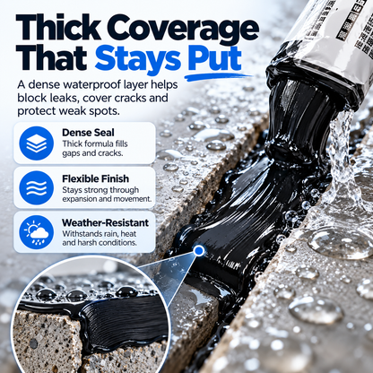 🏠💧 9900 Waterproof Leak Repair Sealant - Quick Roof & Crack Fix 🛠️ Multi-Surface Waterproof Sealing Paste