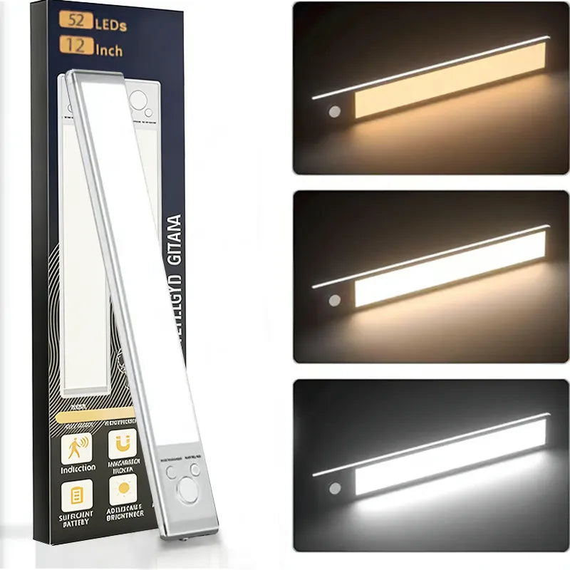 🔥💡 Punch-free Smart Sensor Magnetic Rechargeable LED Lights