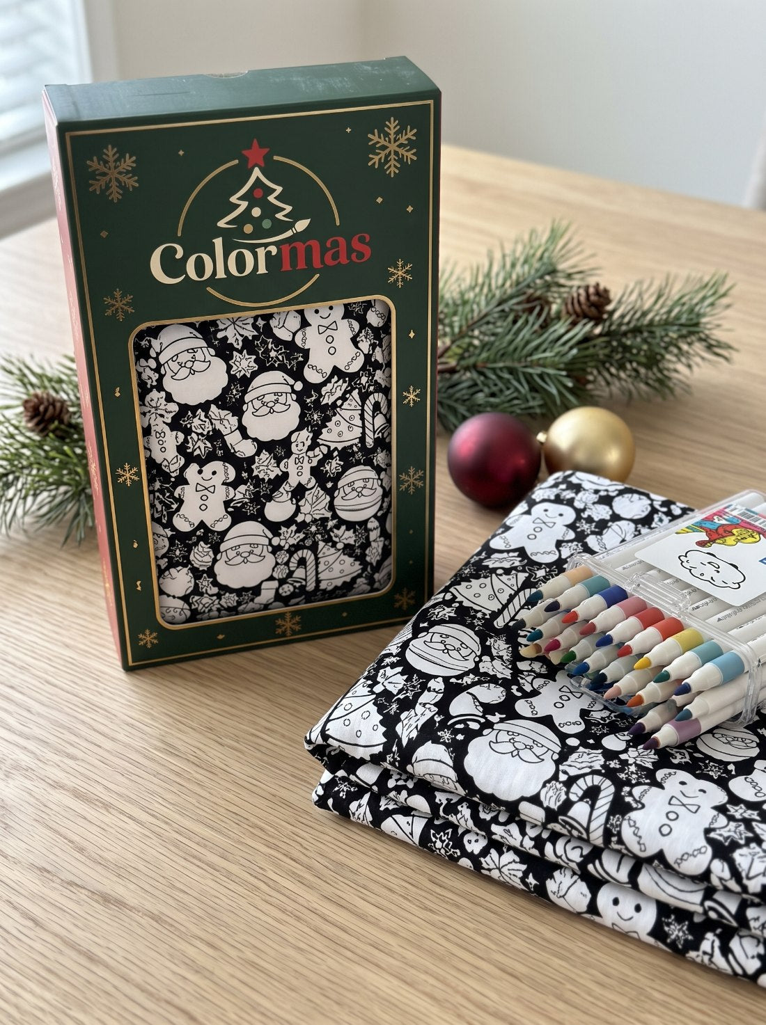 Colormas blanket gift box and markers