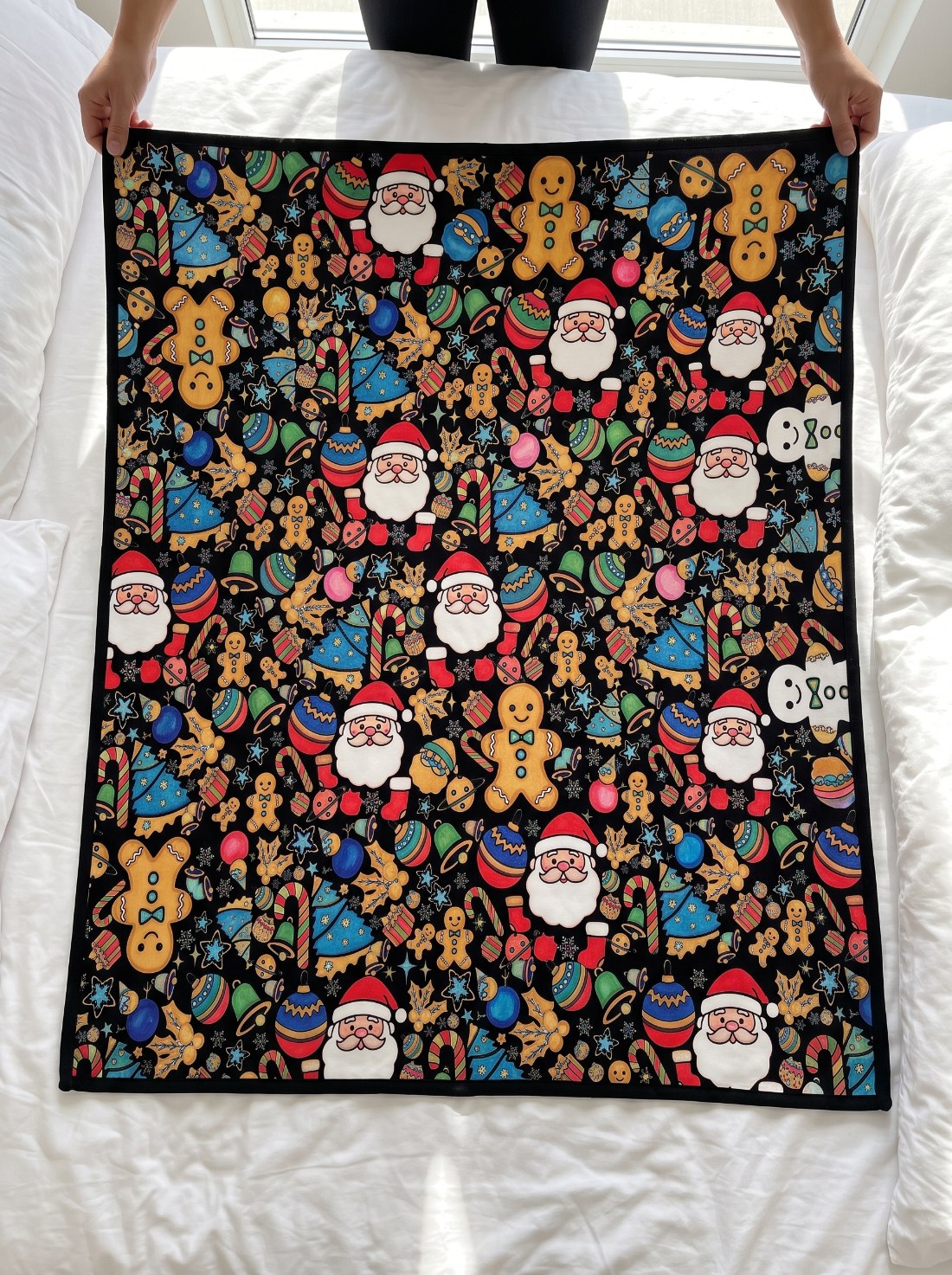 🎄 Color-Your-Own Christmas Fleece Blanket – Creative Holiday Activity + Fabric Markers