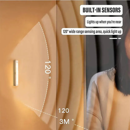 🔥💡 Punch-free Smart Sensor Magnetic Rechargeable LED Lights