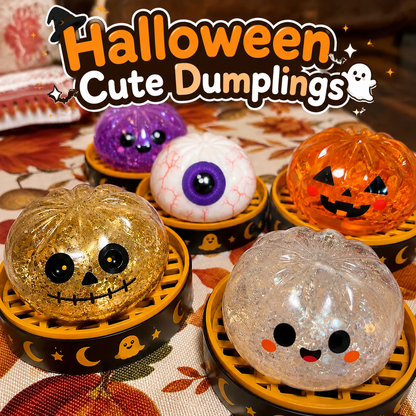 🎃Halloween Dumpling Squishy - Mystery Blind Box👻