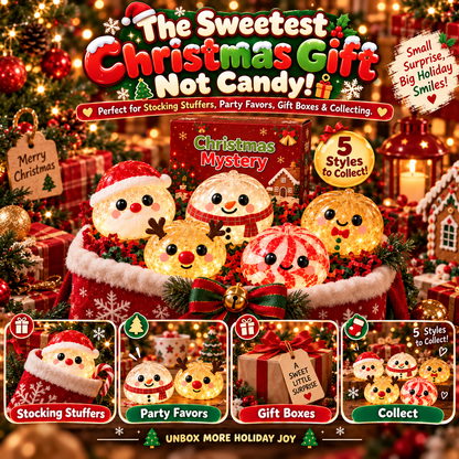 🎄🎃Holiday Mystery Dumpling Squishy – Cute Halloween & Christmas Surprise Collectible Toy
