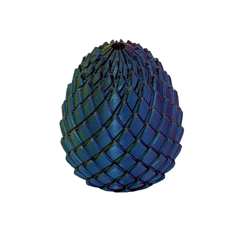 3D Printed Twisted Dragon Egg – Sensory Fidget & Stress Relief Toy