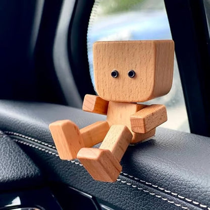 ❤🎁Shaking Feet Wooden Figure with 12PCS Magnetic Expressions