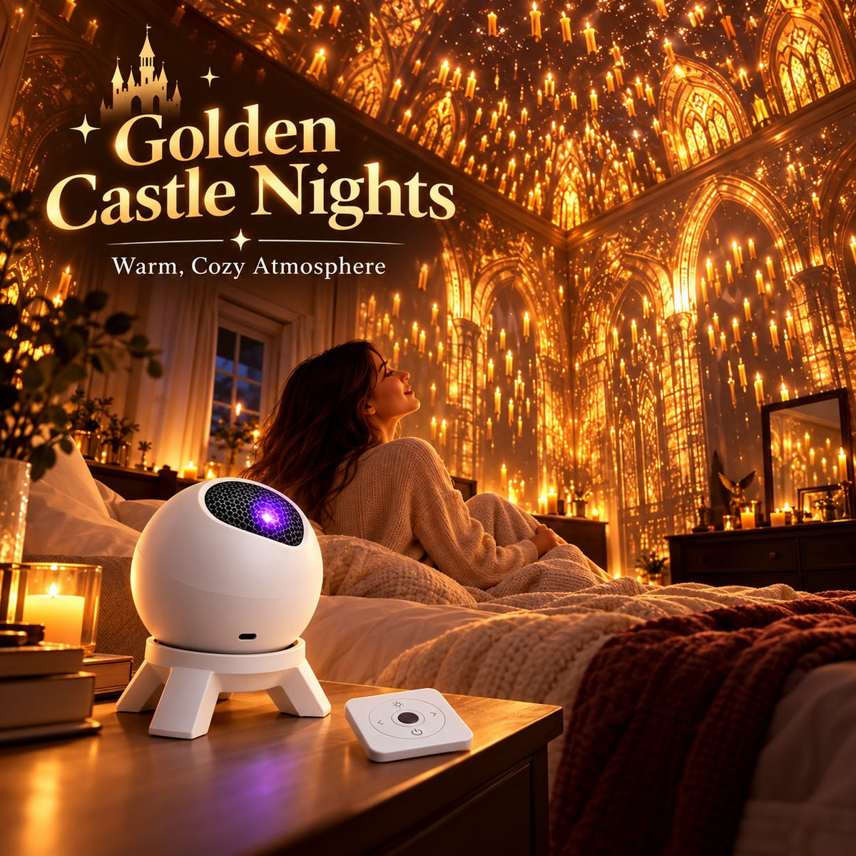 🔮✨ Magic Castle Immersive Room Projector — Turn Your Bedroom Into Another World