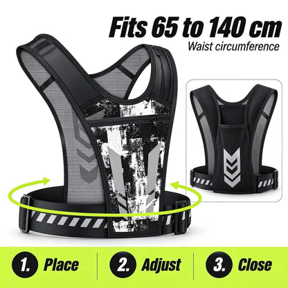 🏃🎽Hands-free reflective running vest