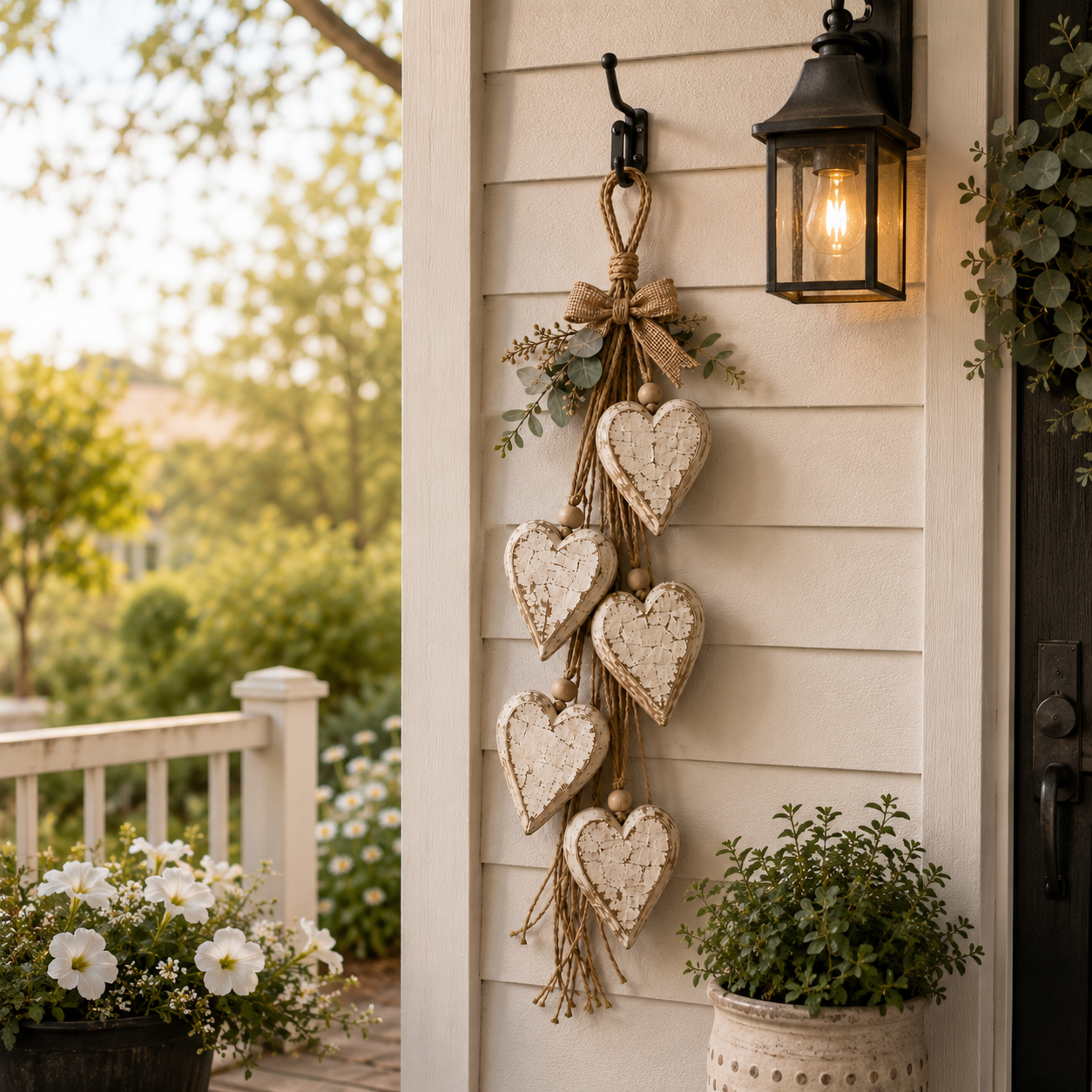 🤎 Hanging Heart Wall Decor-Bring Rustic Warmth Into Your Home