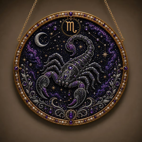 🔥Last Day 49% OFF - 12 Zodiac Signs Pearl Art Kit ♈🌙