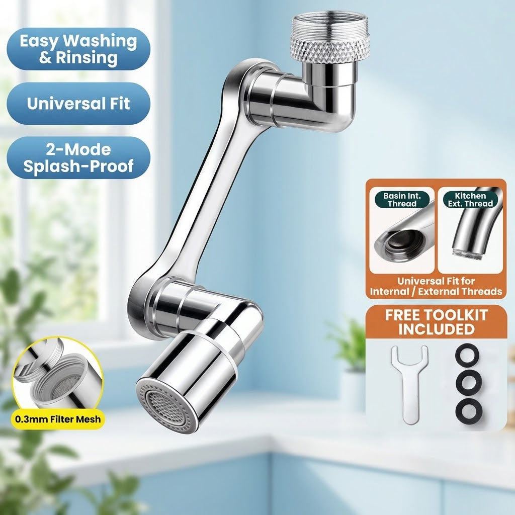 Robotic Arm Universal Faucet Extender