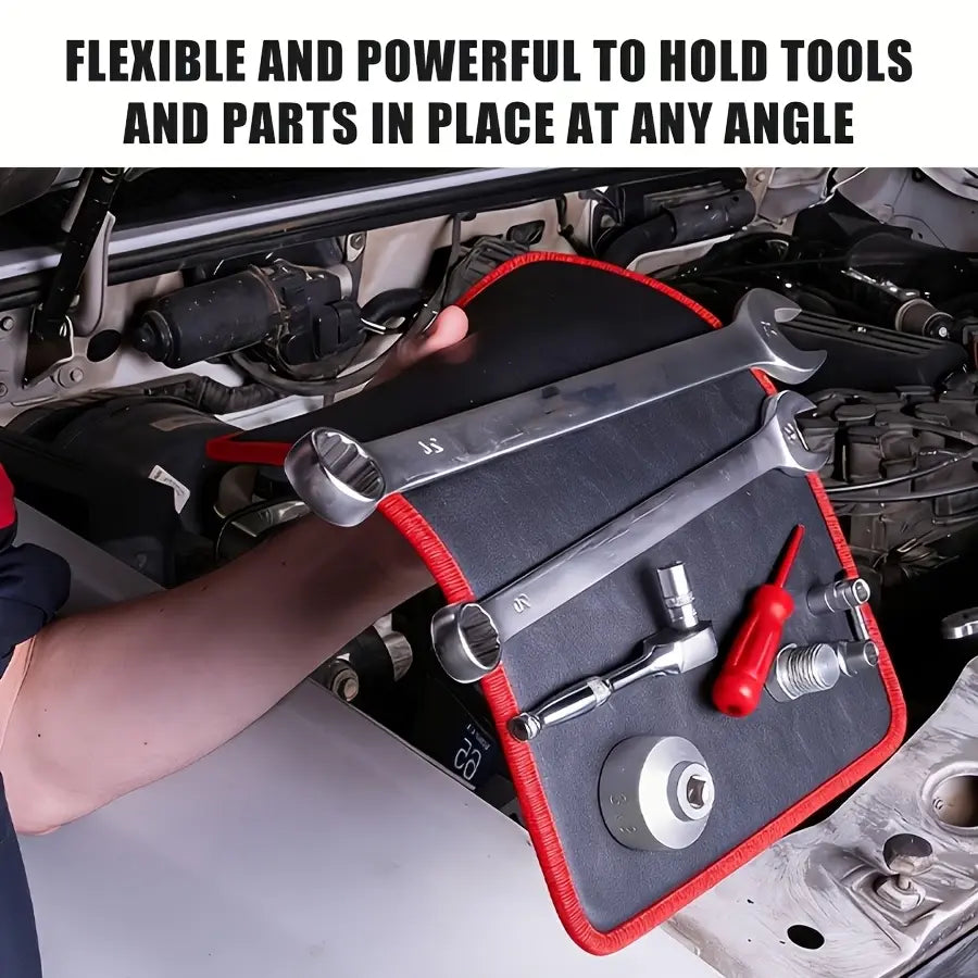 Magnetic Parts Tray Set — Keep Screws, Sockets & Small Tools From Rolling Away