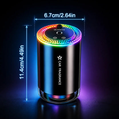 ✨ Smart Car Diffuser with RGB Ambient Light & Star Projector