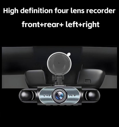 🎥 1080P HD Car Dash Camera | 🚘Infrared Night Vision, G-Sensor, Loop Recording & Adjustable Lenses
